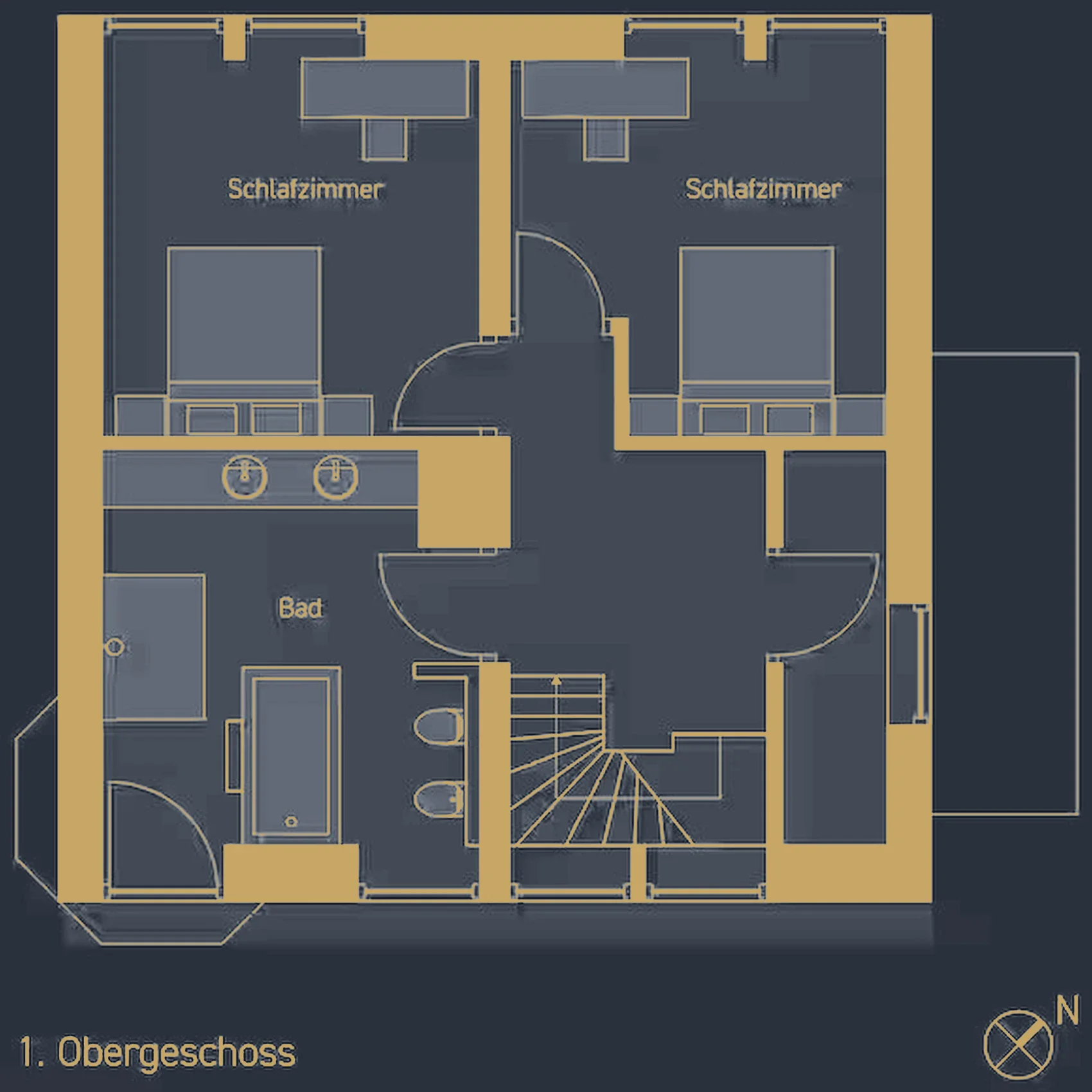 Grundriss 1. Obergeschoss