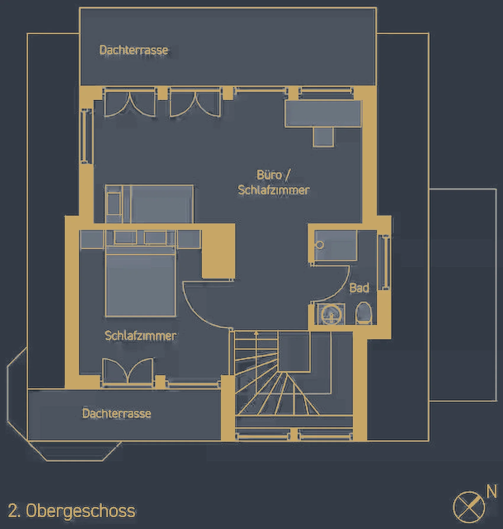 Grundriss 2. Obergeschoss
